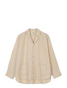 Lollipop Sofie Shirt M/L Sand Pyjamas Beige Juna