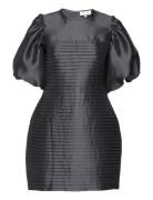 Cleo Dress Kort Kjole Black Malina