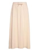 Ellieiw Skirt Langt Skjørt Beige InWear