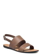 Tia Flate Sandaler Brown VAGABOND