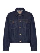 Berit Denim Jacket Classic Blue Dongerijakke Denimjakke Blue Nudie Jea...