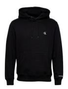 Ck Essential Regular Hoodie Tops Sweat-shirts & Hoodies Hoodies Black ...