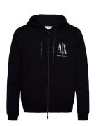 Sweatshirt Tops Sweat-shirts & Hoodies Hoodies Black Armani Exchange