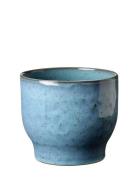 Urtepotteskjuler Home Decoration Flower Pots Blue Knabstrup Keramik