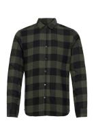 Onsgudmund Ls Checked Shirt Tops Shirts Casual Green ONLY & SONS