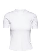 Ace Rib T-Shirt Sport T-shirts & Tops Short-sleeved White Björn Borg