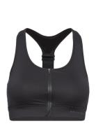 Front Zip Sportsbra Sport Bras & Tops Sports Bras - All Black Röhnisch