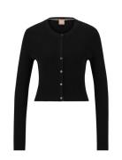 Fahara Tops Knitwear Cardigans Black BOSS