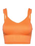 Seamless Rib Padded Sports Bra Sport Bras & Tops Sports Bras - All Ora...