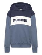 Hmlmorten Hoodie Sport Sweat-shirts & Hoodies Hoodies Blue Hummel