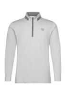 Lightweight 1/4 Zip Sport Sweat-shirts & Hoodies Sweat-shirts Grey PUM...