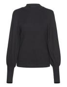 Vmhollykarispuff Ls Highnk Pullov Ga Boo Tops Knitwear Jumpers Black V...