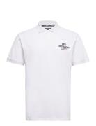 Classic Pique Tops Polos Short-sleeved White Sebago