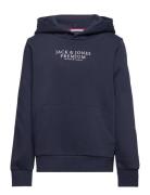 Jprbluarchie Sweat Hood Jnr Tops Sweat-shirts & Hoodies Hoodies Navy J...