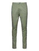 Sdjim Light Bottoms Trousers Chinos Green Solid