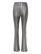 Eiragz Hw Flared Legging Bottoms Trousers Flared Silver Gestuz