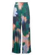 Tessahiw Pant Bottoms Trousers Wide Leg Green InWear