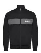 Tracksuit Jacket Tops Sweat-shirts & Hoodies Sweat-shirts Black BOSS