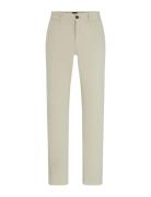 Chino_Slim Bottoms Trousers Chinos Cream BOSS