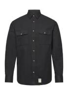 Glenn Flannel Shirt Ls Tops Shirts Casual Black Fat Moose