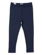 Merino Light Knitted Leggings Bottoms Leggings Navy Copenhagen Colors