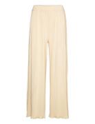 Srasiatic Pant Bottoms Trousers Wide Leg Cream Soft Rebels