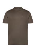 T-Shirt Designers T-shirts Short-sleeved Khaki Green Emporio Armani