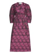 Botanic Jacquard Designers Knee-length & Midi Pink Ganni