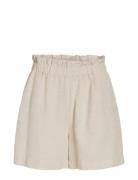 Viprisilla H/W Paberbag Shorts Bottoms Shorts Casual Shorts Cream Vila