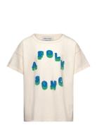 A Folk Song T-Shirt Tops T-shirts Short-sleeved Cream Bobo Choses