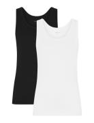 2-Pack Women Bamboo Tank Top Tops T-shirts & Tops Sleeveless White URB...