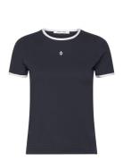 Salia T-Shirt 14508 Tops T-shirts & Tops Short-sleeved Navy Samsøe Sam...