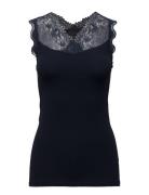 Vanessa Top Tops T-shirts & Tops Sleeveless Navy Minus