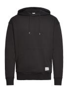 Sdlenz Hood Sw Tops Sweat-shirts & Hoodies Hoodies Black Solid