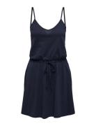 Onlmay Life Singlet V-Neck Dress Jrs Dresses Slip Dresses Blue ONLY