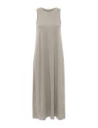 Onlmay Life S/L Long Dress Jrs Noos Maxikjole Festkjole Grey ONLY