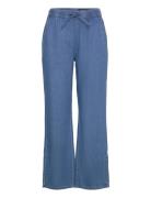 Nmeline Nw Loose Pants Vi492Mb Bottoms Trousers Straight Leg Blue NOIS...