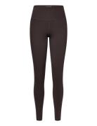 Studio High Waist Comfort Tights Sport Running-training Tights Brown B...