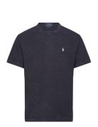 Classic Fit Jersey Crewneck T-Shirt Tops T-shirts Short-sleeved Navy P...