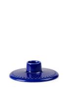 Rhombe Color Candle Holder H3 Cm Dark Blue Home Decoration Candlestick...