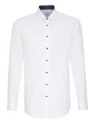 Business Kent Patch12 Tops Shirts Business White Seidensticker