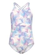 Swimsuit Bg Aop Badedrakt Badetøy Multi/patterned Lindex