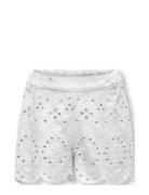 Kogcleo Life Emb Shorts Wvn Bottoms Shorts White Kids Only