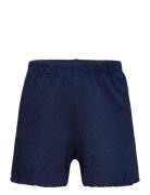 Pointelle Heart Shorts Bottoms Shorts Navy Copenhagen Colors