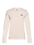 Moa Longsleeve Tops T-shirts & Tops Long-sleeved Cream Double A By Woo...