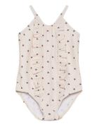 Nmfhelga Swimsuit Lil Badedrakt Badetøy Cream Lil'Atelier