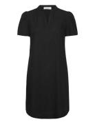 Voile Shirt Dress Kort Kjole Black Rosemunde