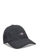 Shield Melton Cap Accessories Headwear Caps Grey GANT