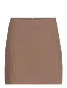 Slcorinne Short Skirt Kort Skjørt Brown Soaked In Luxury