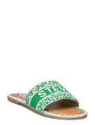 Verah Sandal Flate Sandaler Green Steve Madden